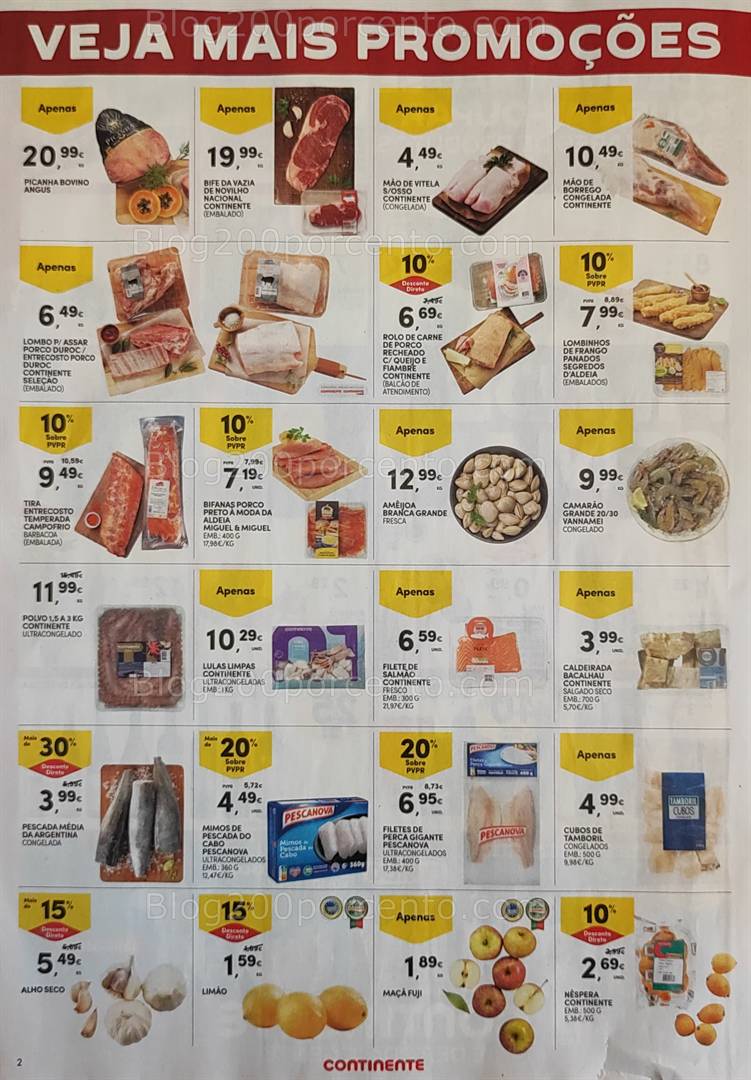 Antevisão Folheto CONTINENTE Promoções Fim de Semana - 16 a 19 maio