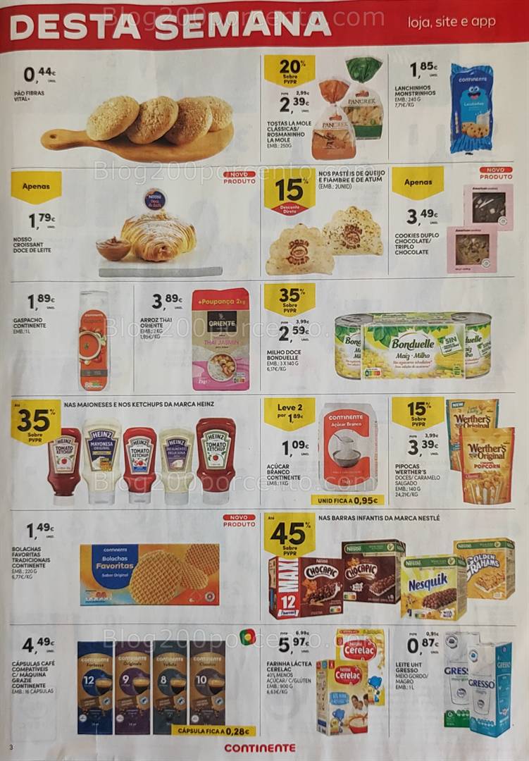Antevisão Folheto CONTINENTE Promoções Fim de Semana - 16 a 19 maio