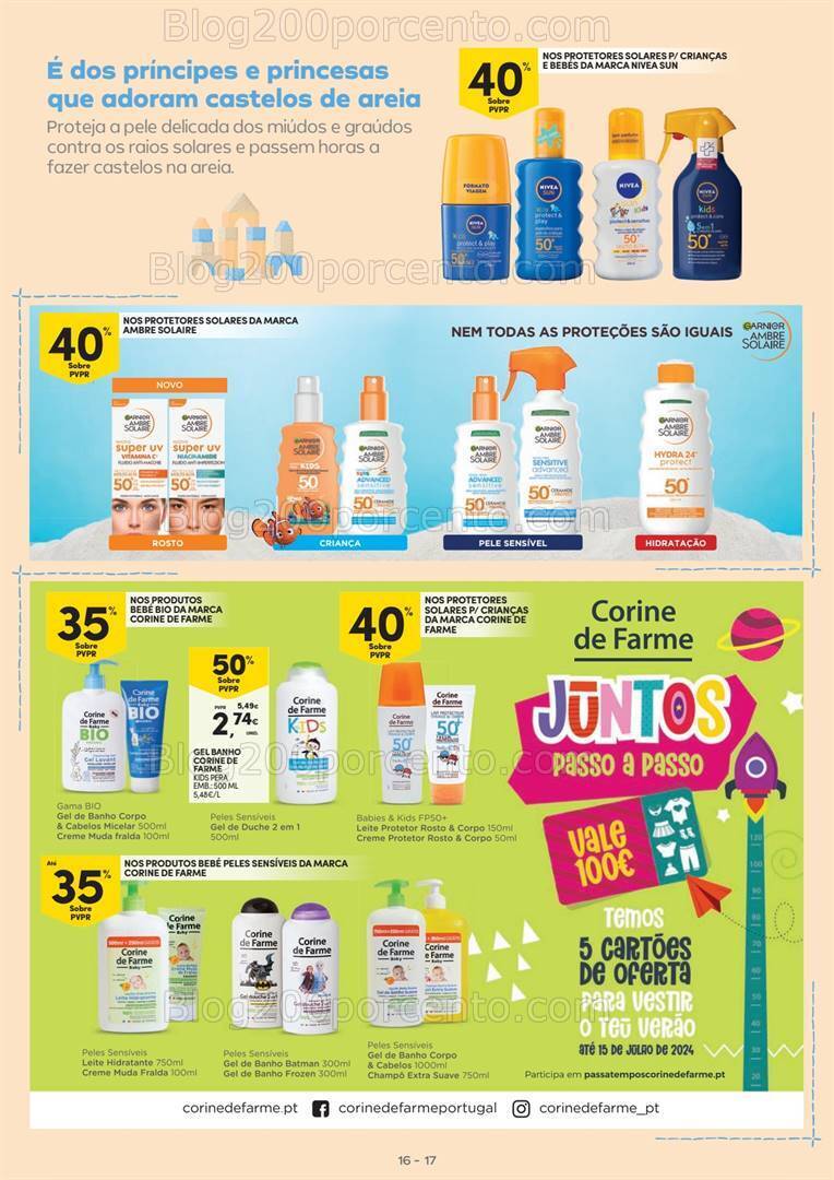 Antevisão Folheto CONTINENTE Bebé Verão Promoções de 2 a 14 julho