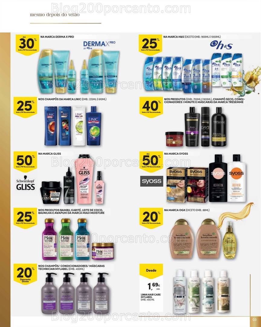 Antevisão Folheto CONTINENTE Beleza Promoções de 5 a 17 setembro