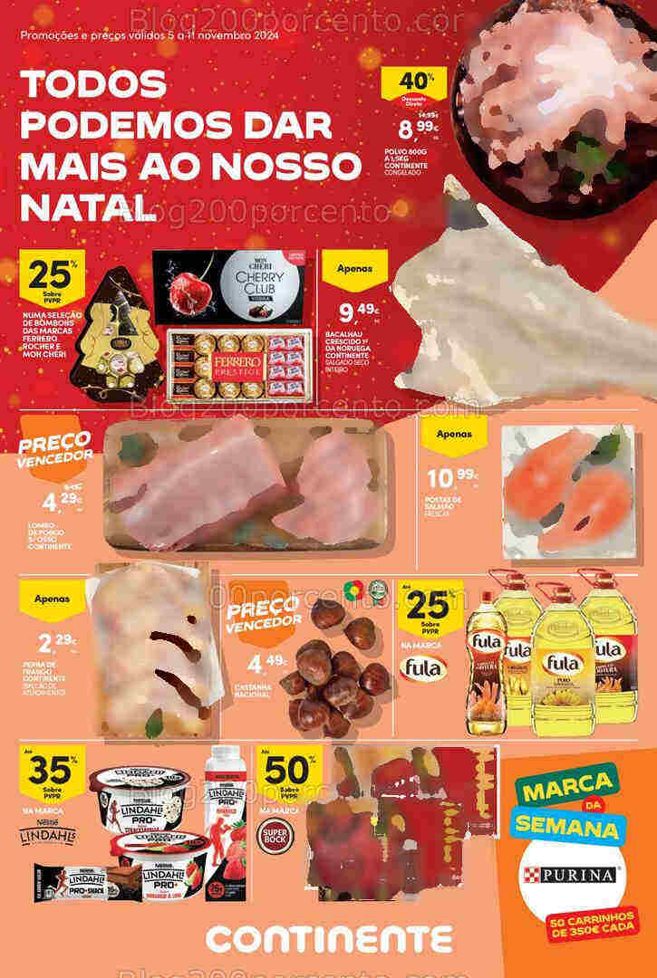 Antevisão Folheto CONTINENTE Bom Dia Promoções de 5 a 11 novembro
