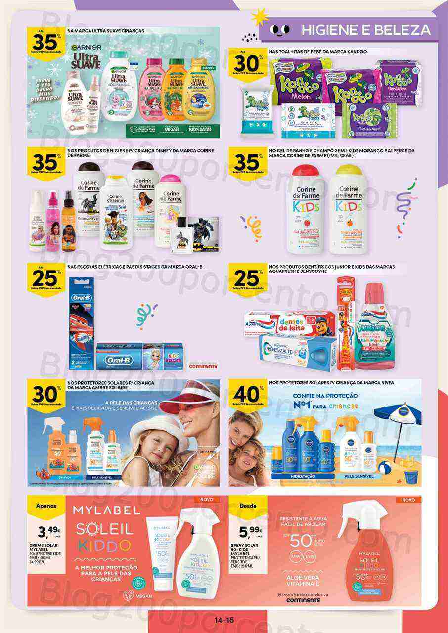 Antevisão Folheto CONTINENTE Especial Dia da Criança Promoções de 9 maio a 1 junho