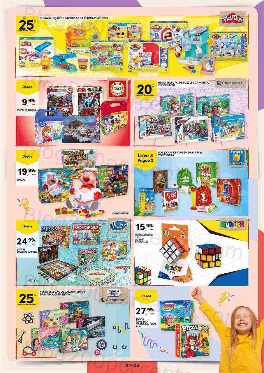 Antevisão Folheto CONTINENTE Especial Dia da Criança Promoções de 9 maio a 1 junho