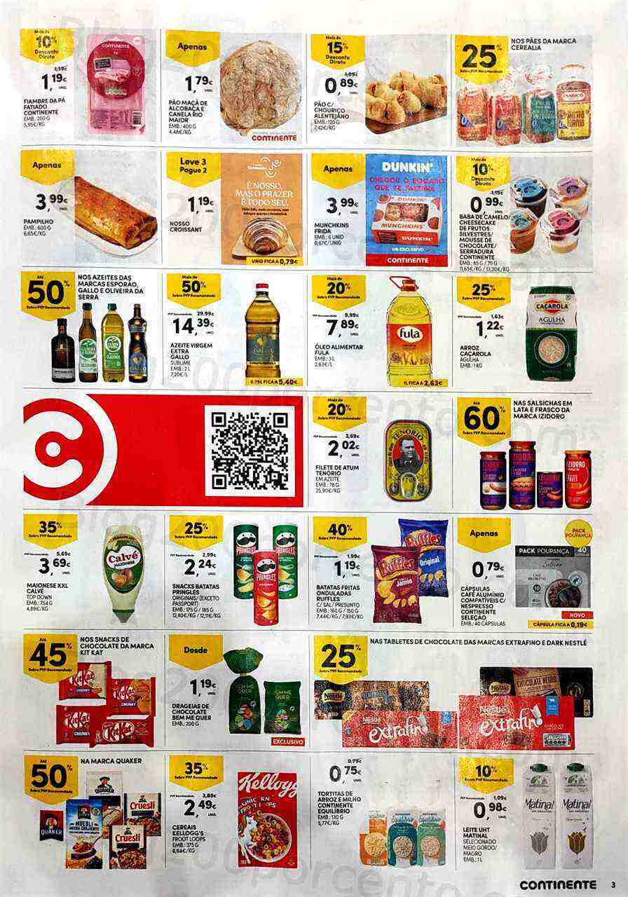 Antevisão Folheto CONTINENTE Promoções Fim de Semana - 10 a 13 março
