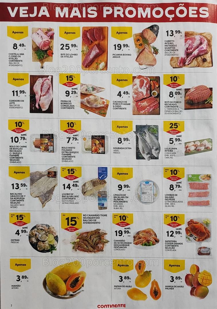 Antevisão Folheto CONTINENTE Promoções Fim de Semana - 20 a 23 dezembro