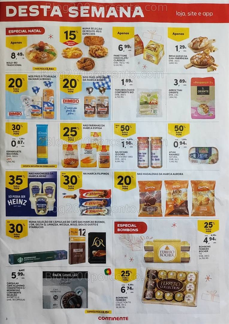 Antevisão Folheto CONTINENTE Promoções Fim de Semana 8 a 11 novembro