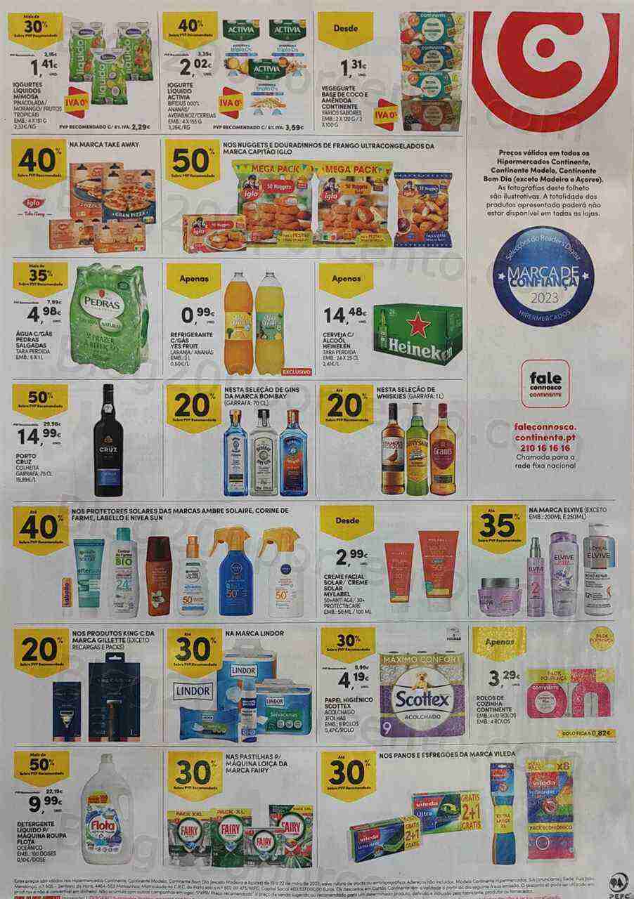 Antevisão Folheto CONTINENTE Promoções Fim de Semana - 19 a 22 maio