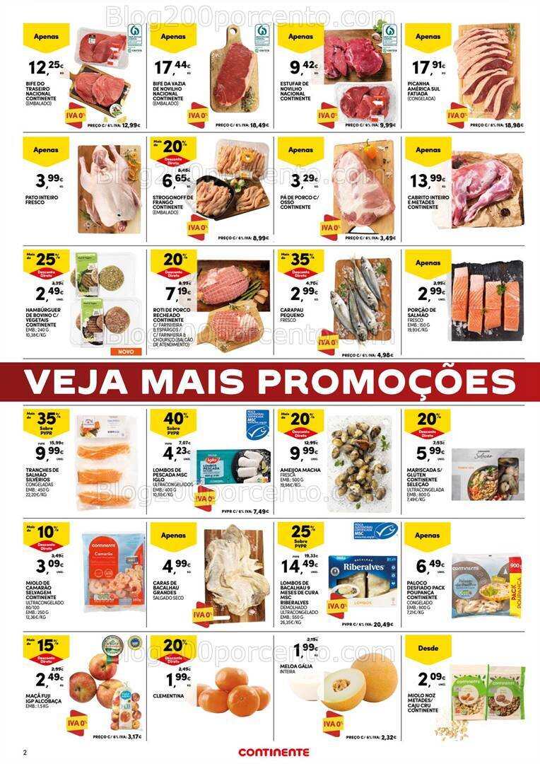 Antevisão Folheto CONTINENTE Promoções Fim de Semana - 24 a 27 novembro