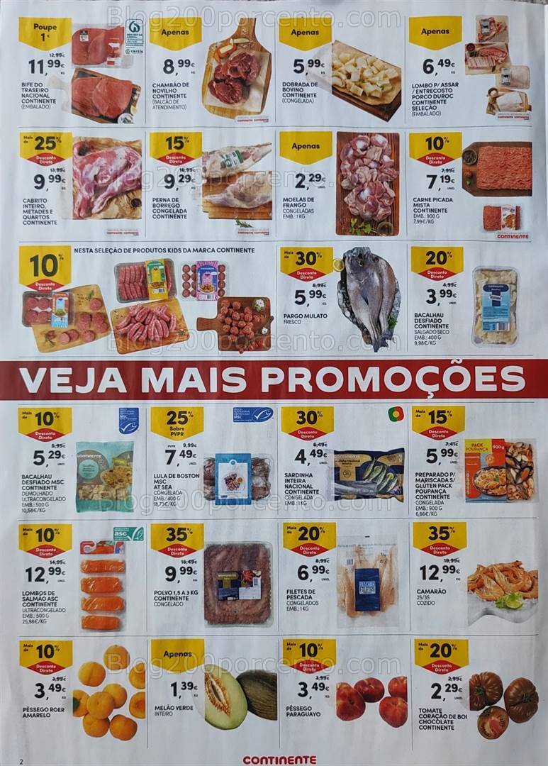 Antevisão Folheto CONTINENTE Promoções Fim de Semana - 31 maio a 3 junho