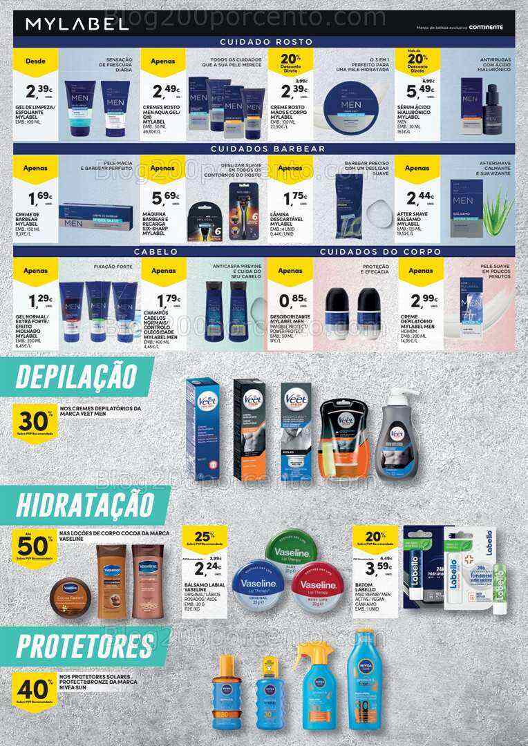 Antevisão Folheto CONTINENTE Homem Promoções de 4 a 16 julho
