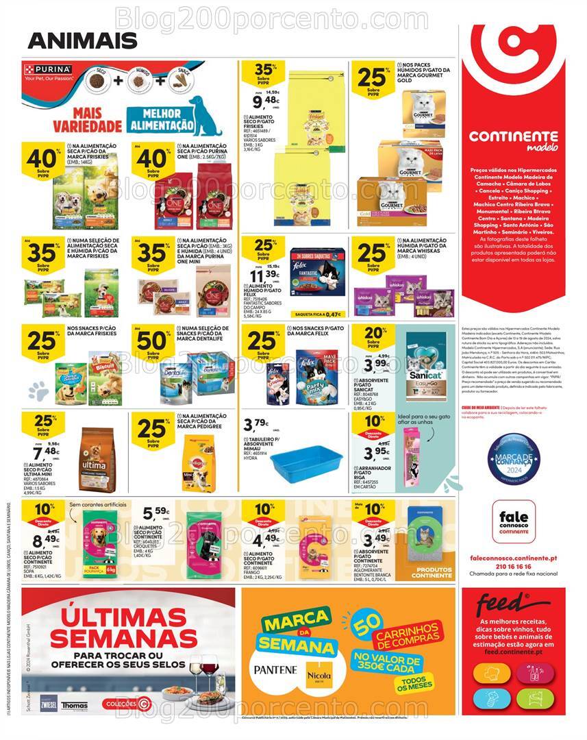 Antevisão Folheto CONTINENTE Madeira Promoções de 13 a 19 agosto