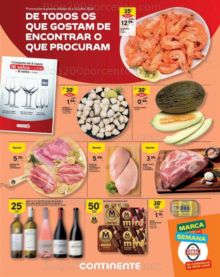 Antevisão Folheto CONTINENTE Madeira Promoções de 16 a 22 julho