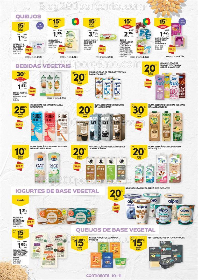 Antevisão Folheto CONTINENTE Vida Saudável Promoções de 19 setembro a 1 outubro