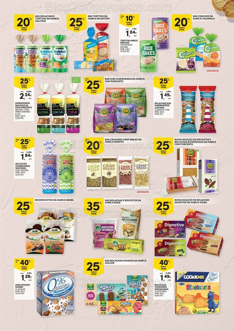 Antevisão Folheto CONTINENTE Vida Saudável Promoções de 19 setembro a 1 outubro