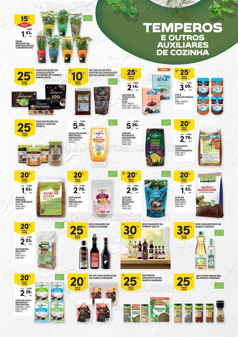 Antevisão Folheto CONTINENTE Vida Saudável Promoções de 19 setembro a 1 outubro