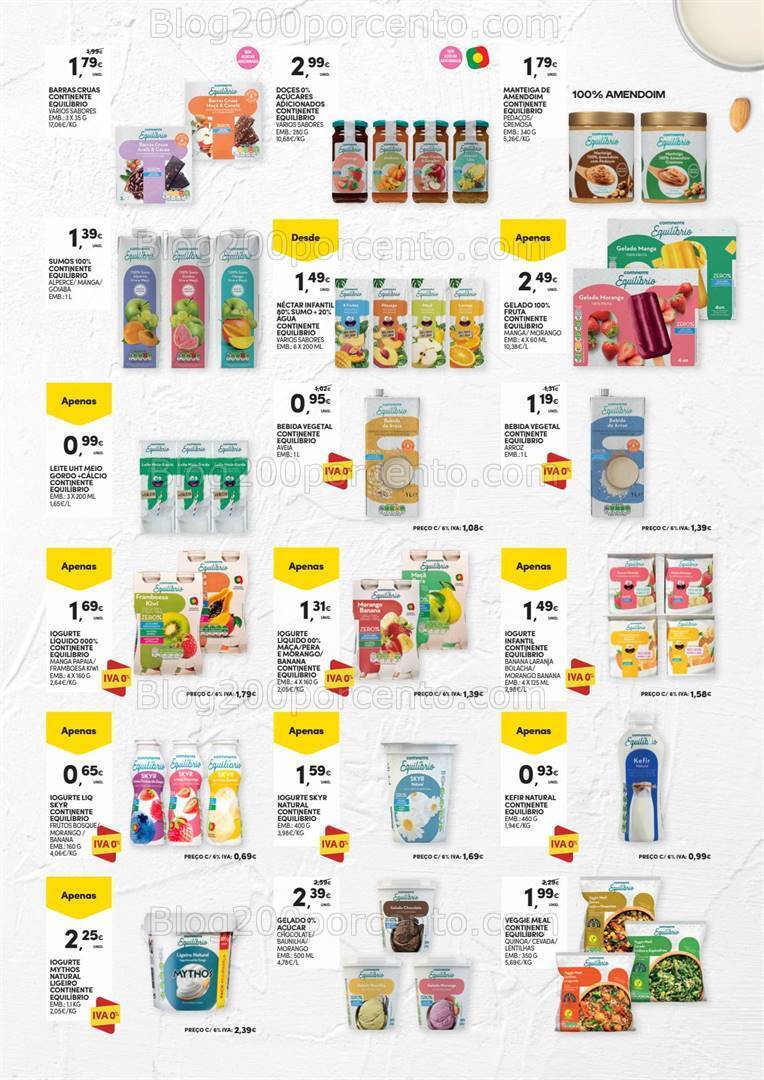 Antevisão Folheto CONTINENTE Vida Saudável Promoções de 19 setembro a 1 outubro