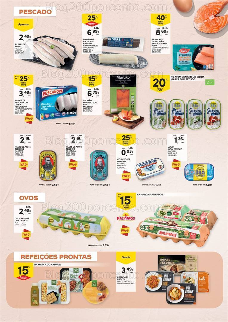 Antevisão Folheto CONTINENTE Vida Saudável Promoções de 19 setembro a 1 outubro