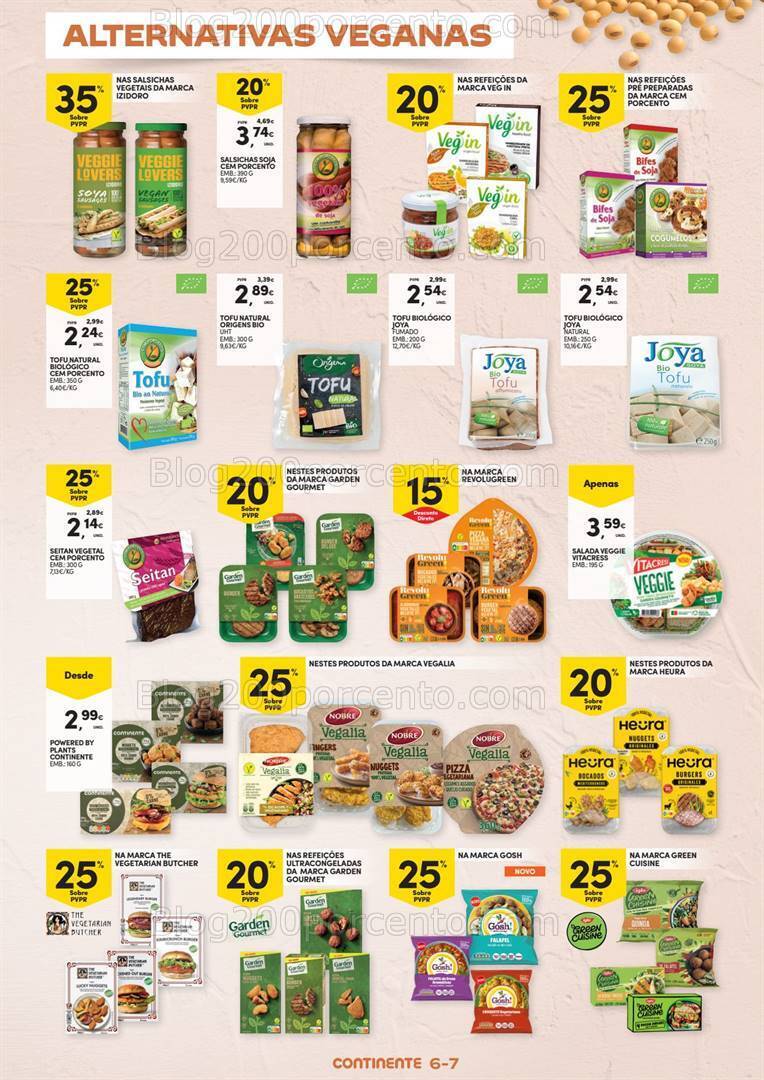 Antevisão Folheto CONTINENTE Vida Saudável Promoções de 19 setembro a 1 outubro