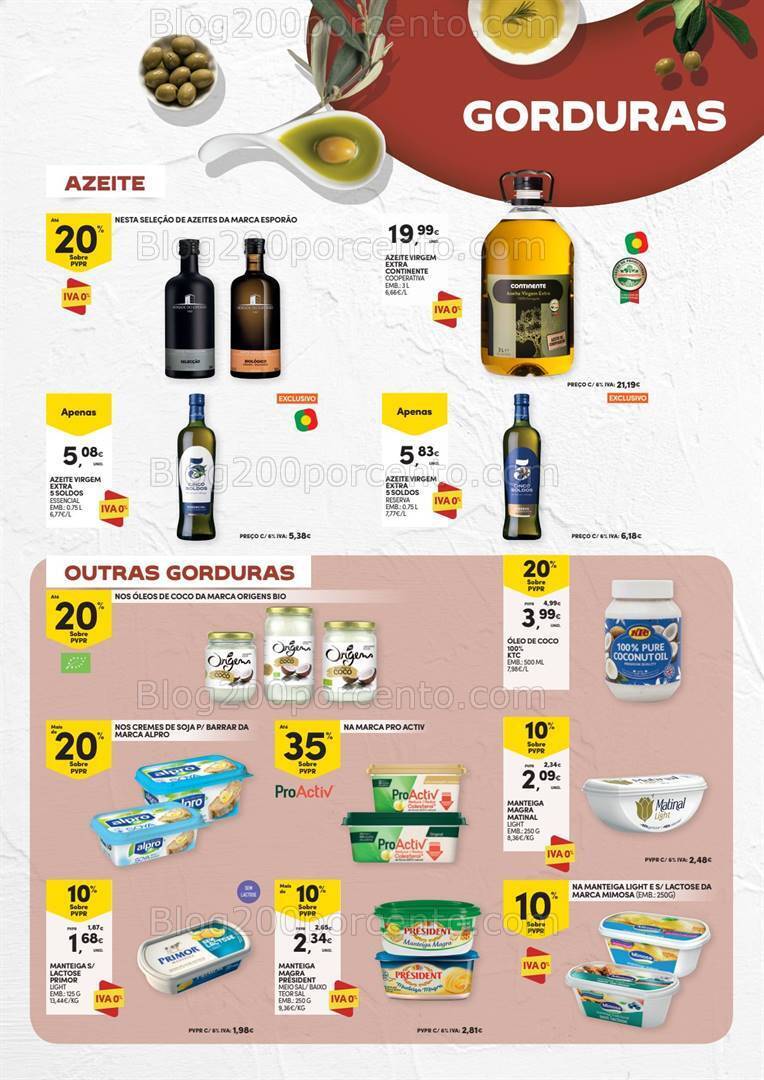 Antevisão Folheto CONTINENTE Vida Saudável Promoções de 19 setembro a 1 outubro