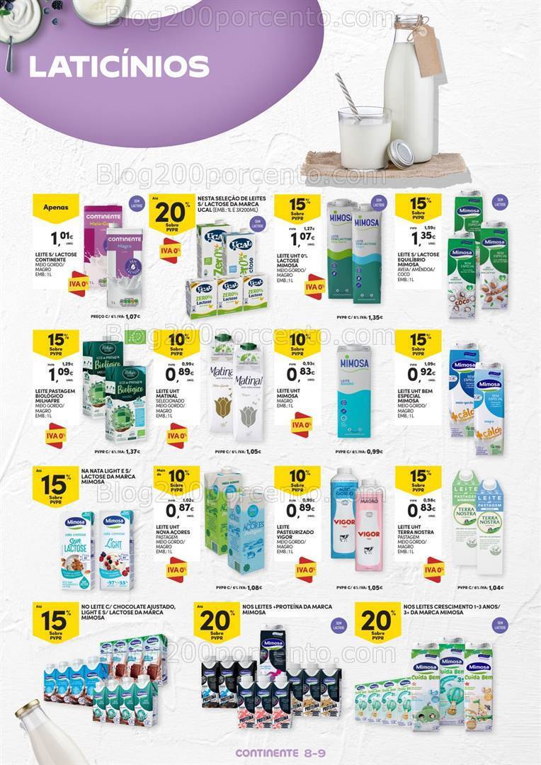 Antevisão Folheto CONTINENTE Vida Saudável Promoções de 19 setembro a 1 outubro