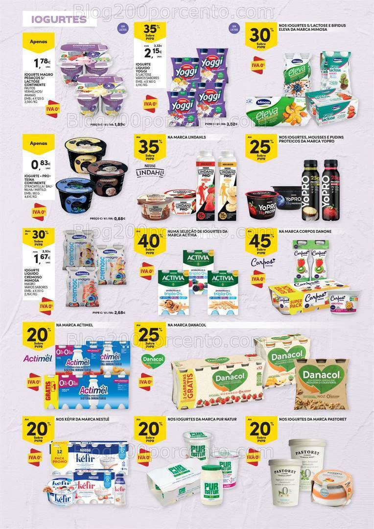 Antevisão Folheto CONTINENTE Vida Saudável Promoções de 19 setembro a 1 outubro