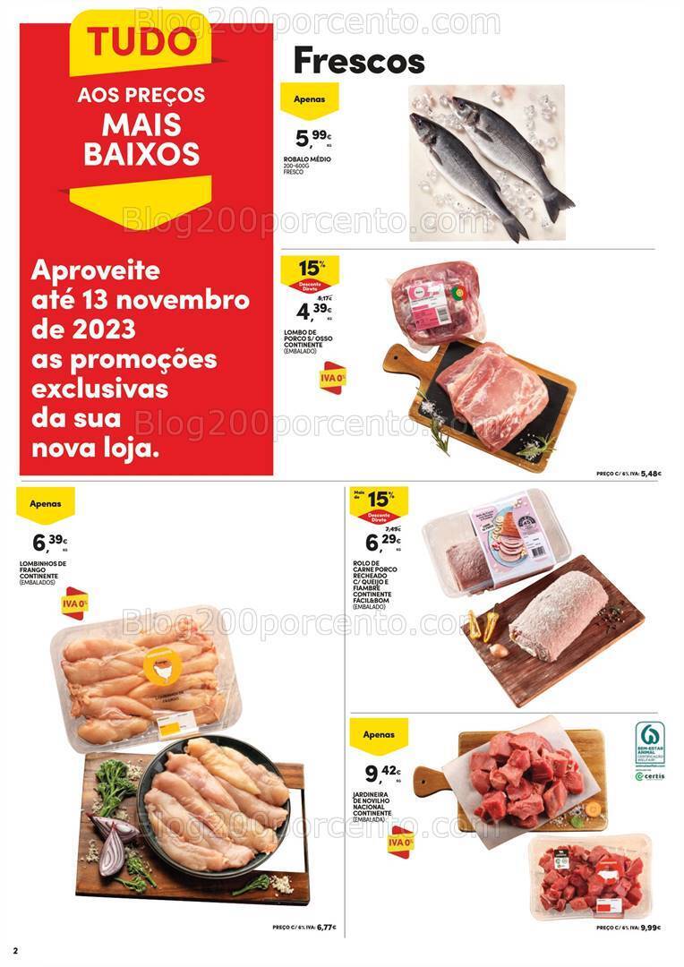 Antevisão Folheto CONTINENTE Aberturas Promoções de 9 a 13 novembro