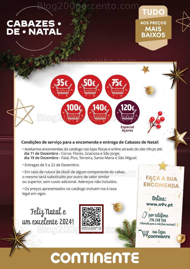 Antevisão Folheto CONTINENTE Açores Promoções de 23 novembro a 6 dezembro