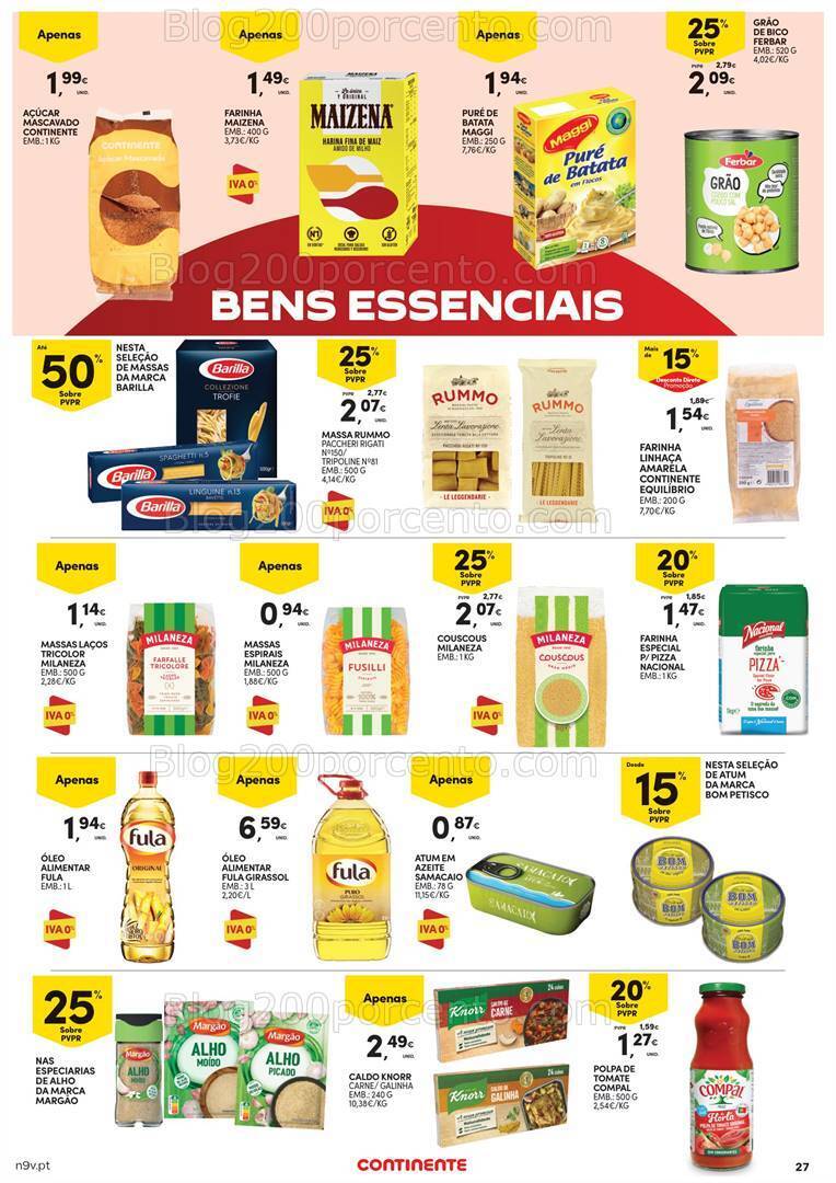 Antevisão Folheto CONTINENTE Açores Promoções de 23 novembro a 6 dezembro