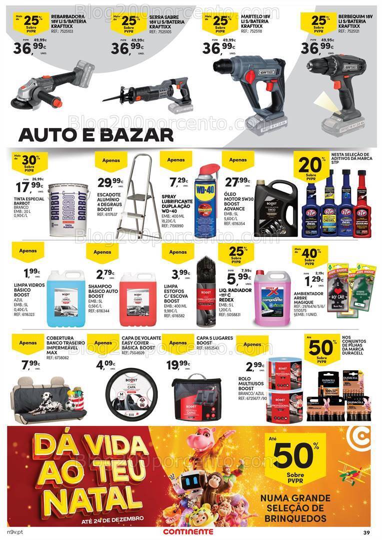 Antevisão Folheto CONTINENTE Açores Promoções de 23 novembro a 6 dezembro