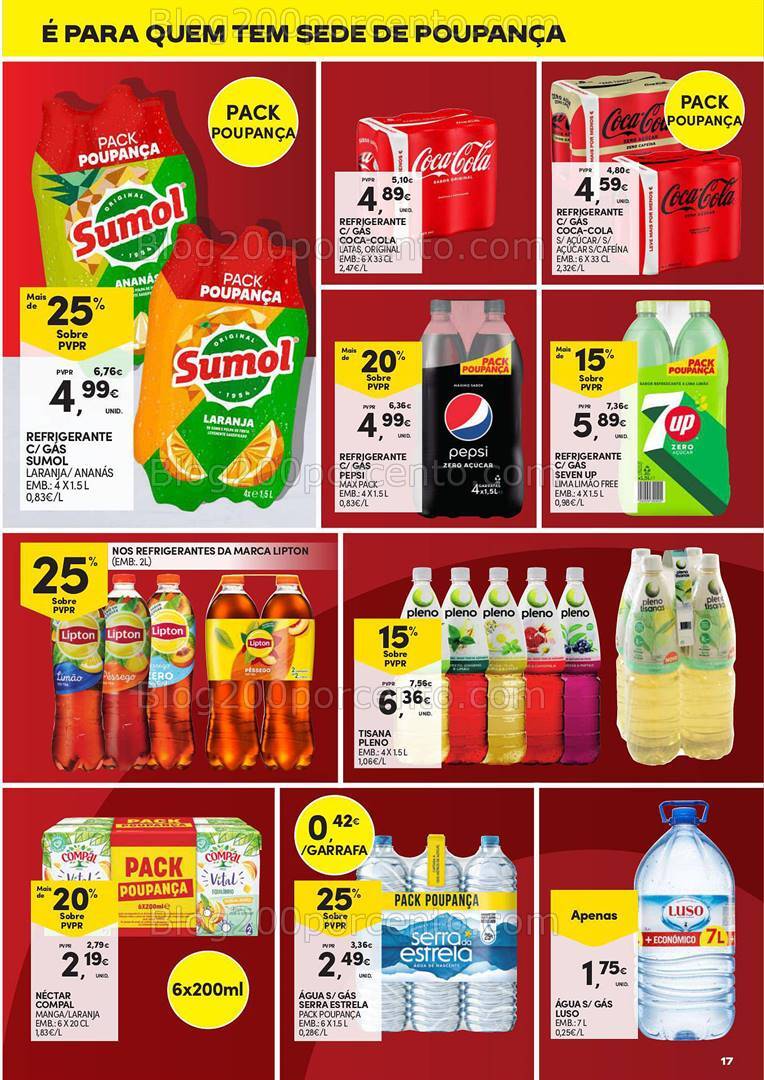 Antevisão Folheto CONTINENTE Especial Poupança Promoções de 17 a 29 setembro