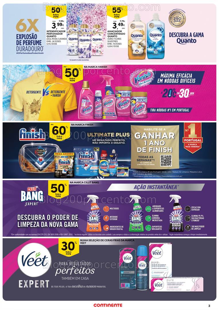 Antevisão Folheto CONTINENTE Limpeza, Higiene e Beleza - 25 fevereiro a 10 março