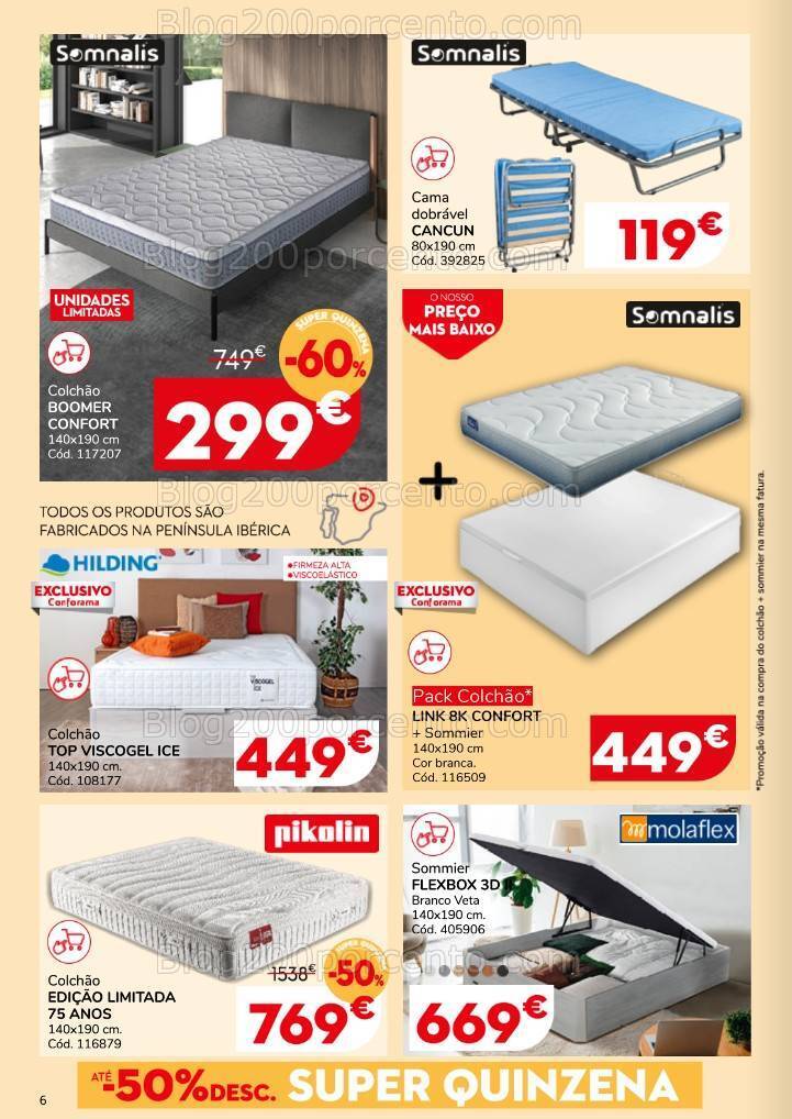 Antevisão Folheto CONFORAMA Promoções de 13 a 26 junho