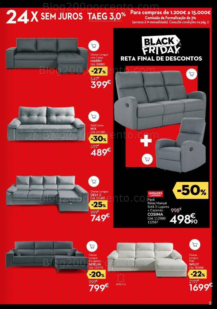 Antevisão Folheto CONFORAMA Black Friday Promoções de 22 a 28 novembro