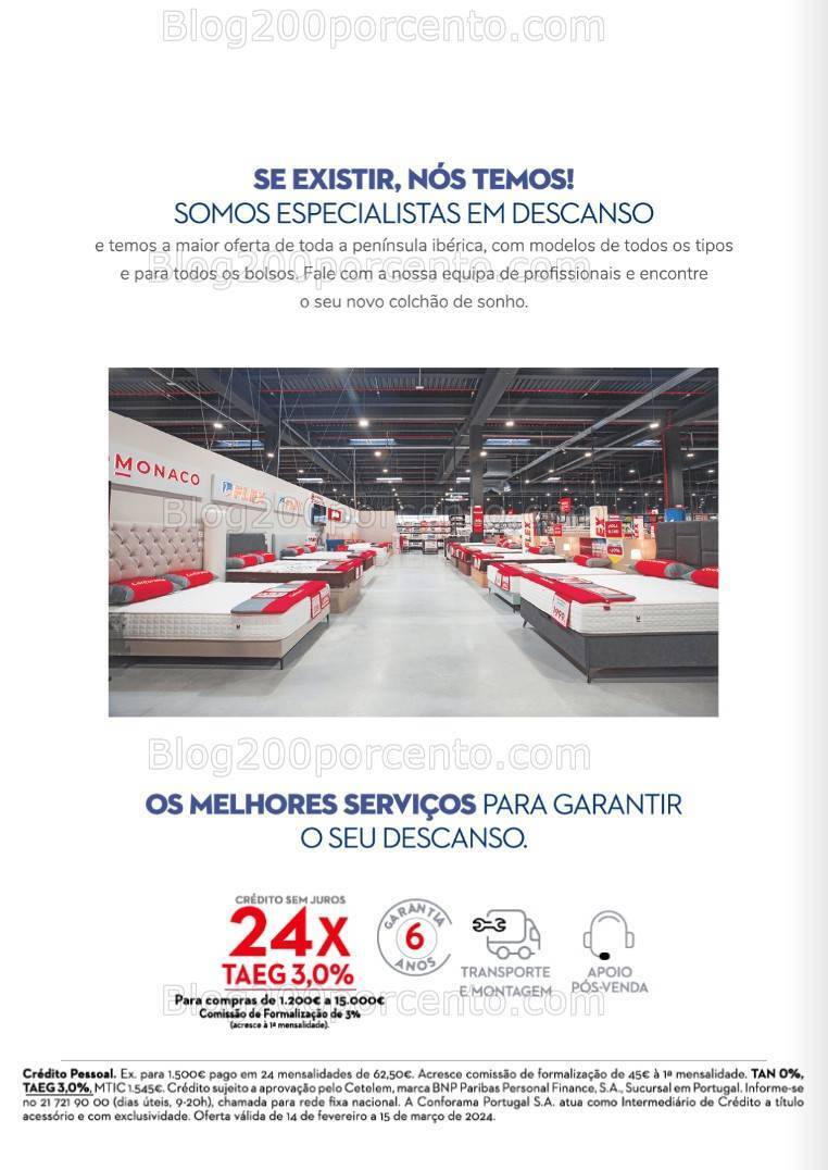 Antevisão Folheto CONFORAMA Promoções de 14 fevereiro a 15 março