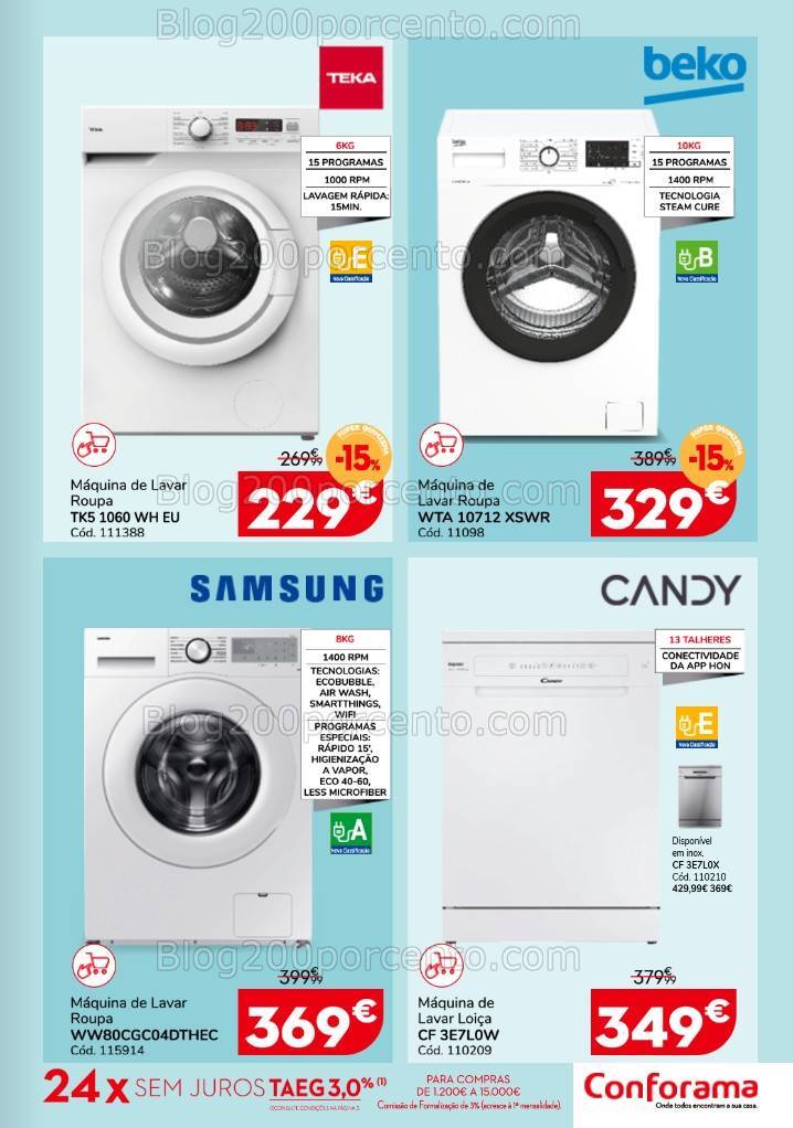 Antevisão Folheto CONFORAMA Promoções de 15 a 28 agosto