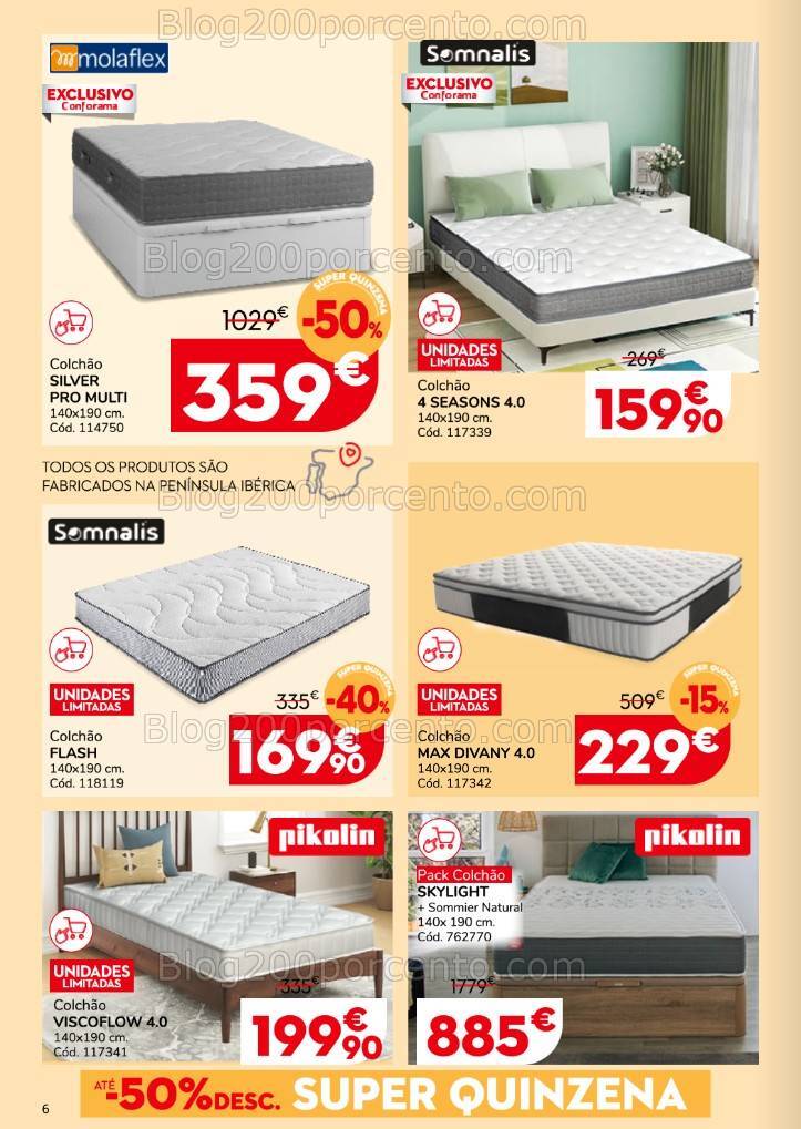 Antevisão Folheto CONFORAMA Promoções de 15 a 28 agosto