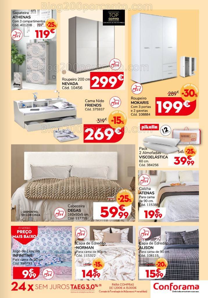 Antevisão Folheto CONFORAMA Promoções de 15 a 28 agosto