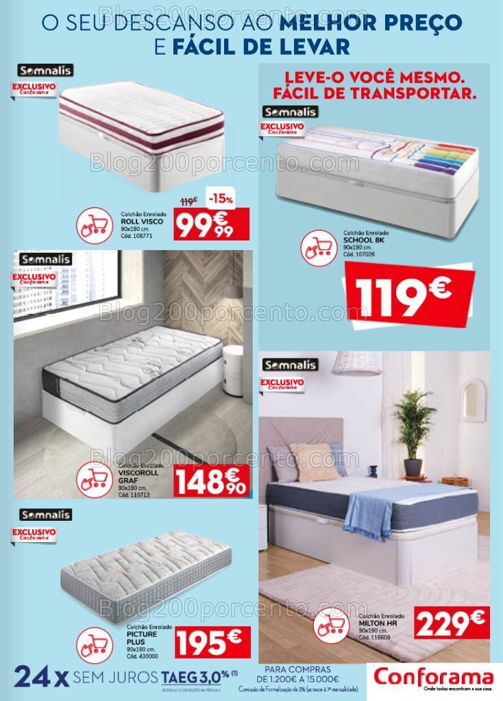 Antevisão Folheto CONFORAMA Promoções de 25 julho a 28 agosto