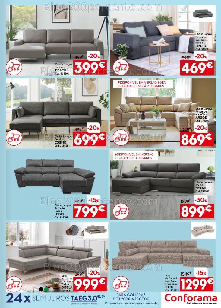 Antevisão Folheto CONFORAMA Promoções de 25 julho a 28 agosto