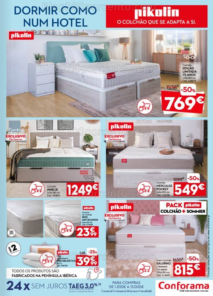 Antevisão Folheto CONFORAMA Promoções de 25 julho a 28 agosto