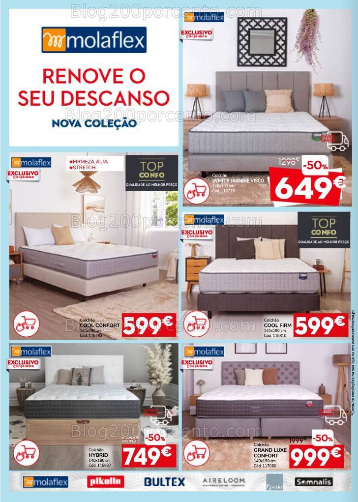 Antevisão Folheto CONFORAMA Promoções de 25 julho a 28 agosto