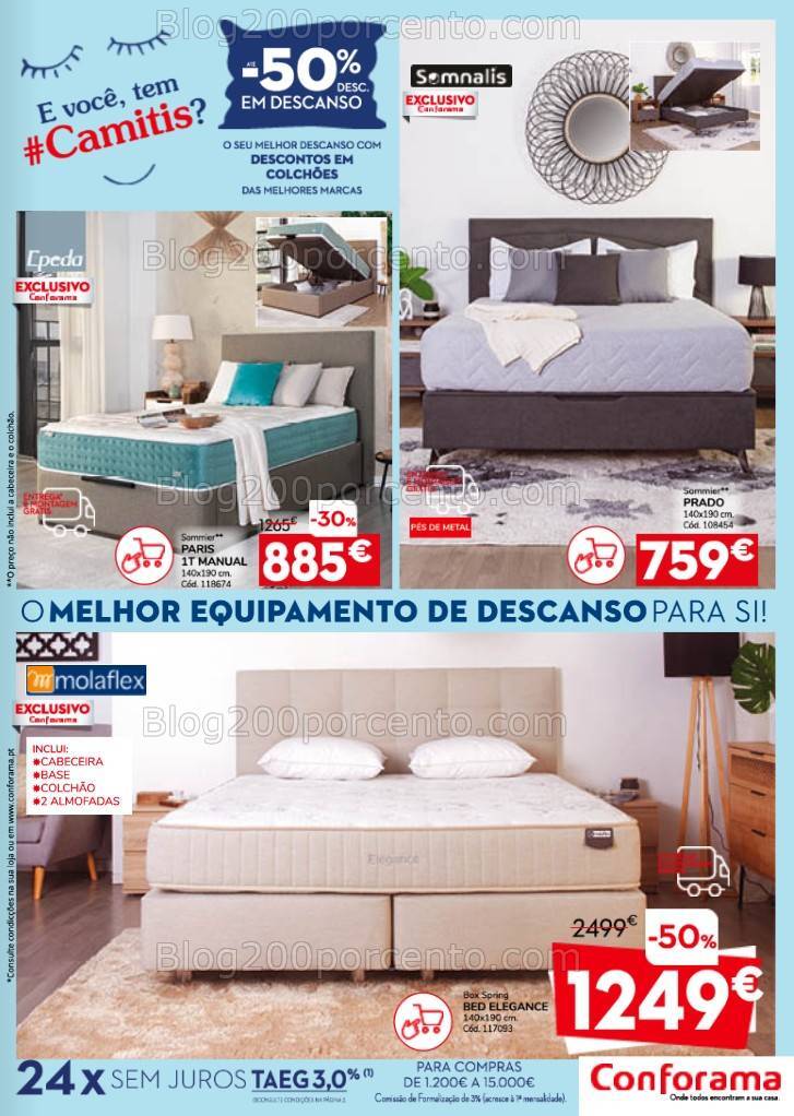 Antevisão Folheto CONFORAMA Promoções de 25 julho a 28 agosto