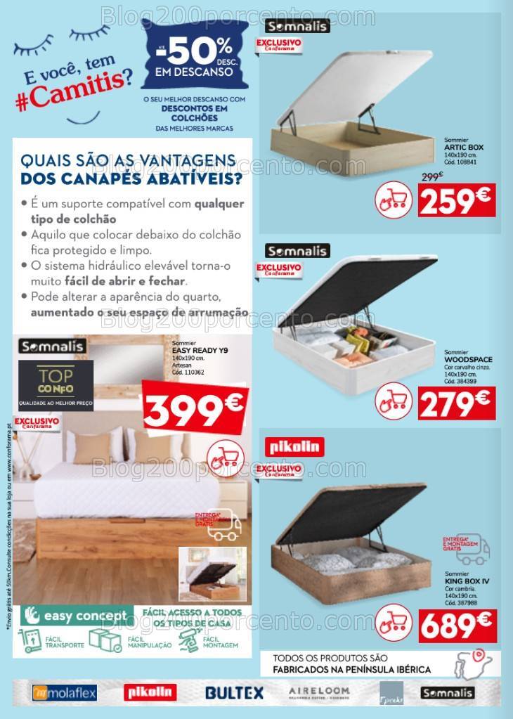 Antevisão Folheto CONFORAMA Promoções de 25 julho a 28 agosto