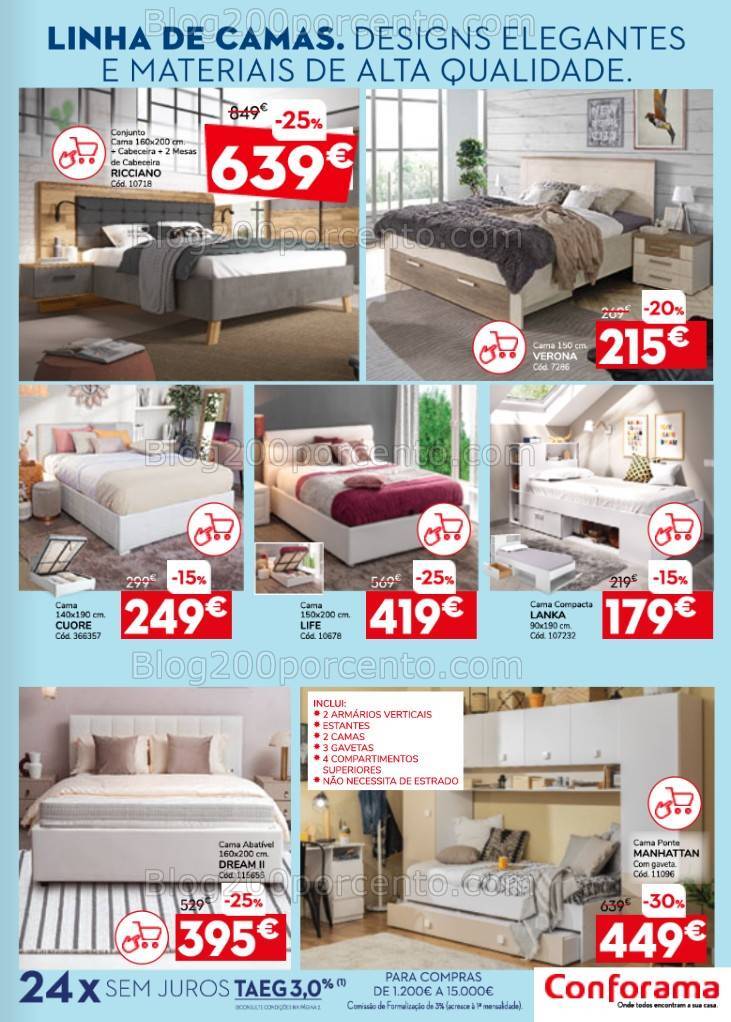 Antevisão Folheto CONFORAMA Promoções de 25 julho a 28 agosto