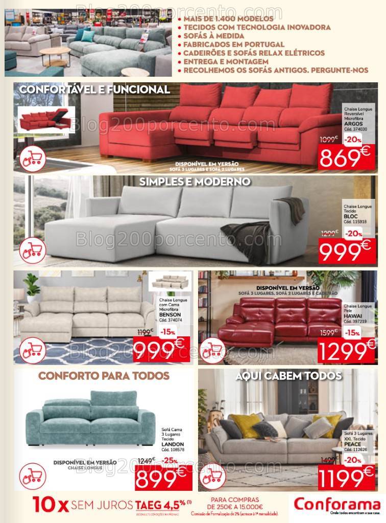 Antevisão Folheto CONFORAMA Promoções de 26 setembro a 30 outubro