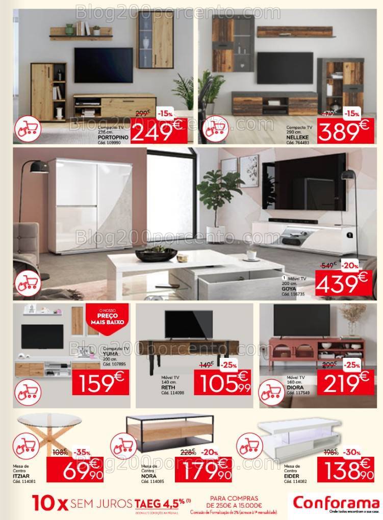 Antevisão Folheto CONFORAMA Promoções de 26 setembro a 30 outubro