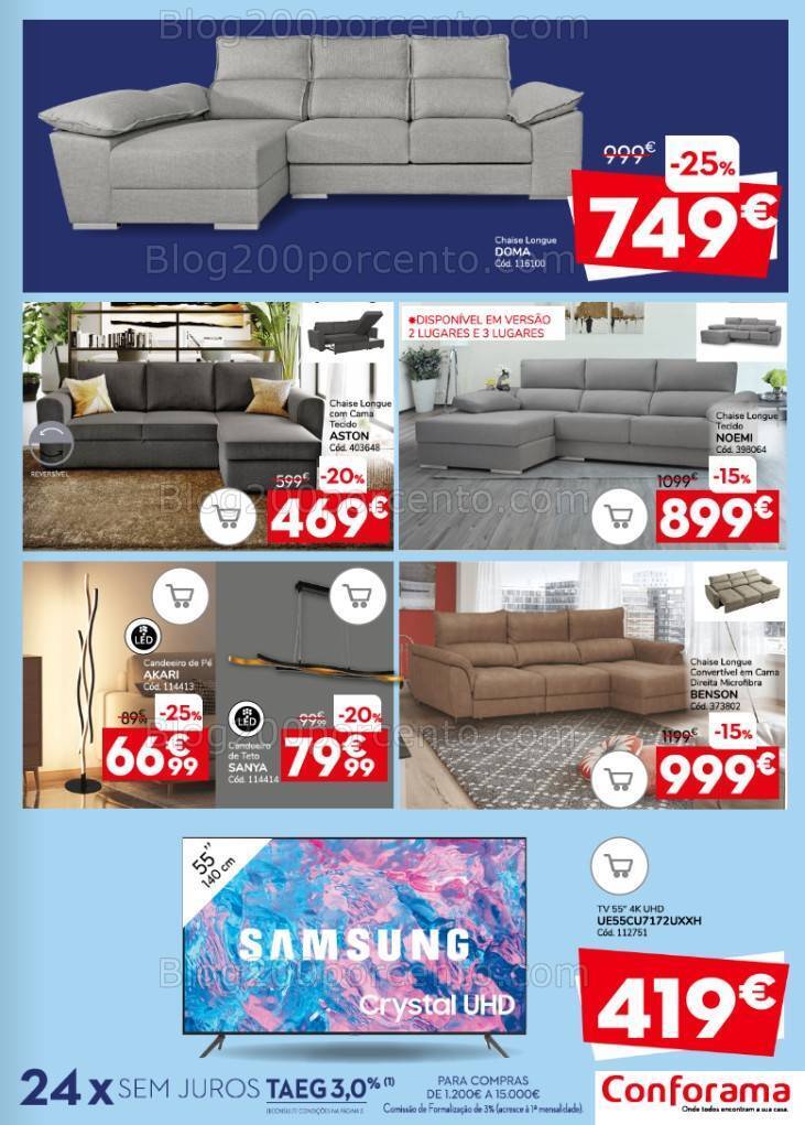 Antevisão Folheto CONFORAMA Promoções de 2 a 29 maio