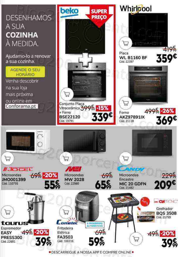 Antevisão Folheto CONFORAMA Promoções de 4 a 31 maio