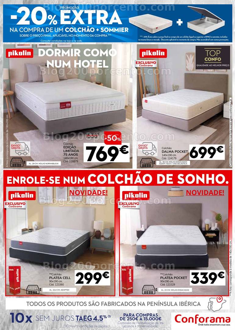 Antevisão Folheto CONFORAMA Promoções de 1 maio a 28 maio