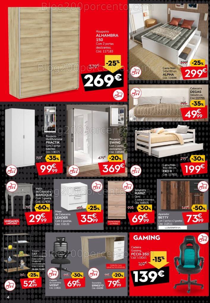 Antevisão Folheto CONFORAMA Black Friday Promoções de 31 outubro a 4 dezembro